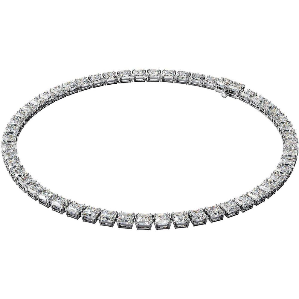 SWAROVSKI COLLAR TENNIS CUADRADO MATRIX RODIO | PLATEADO