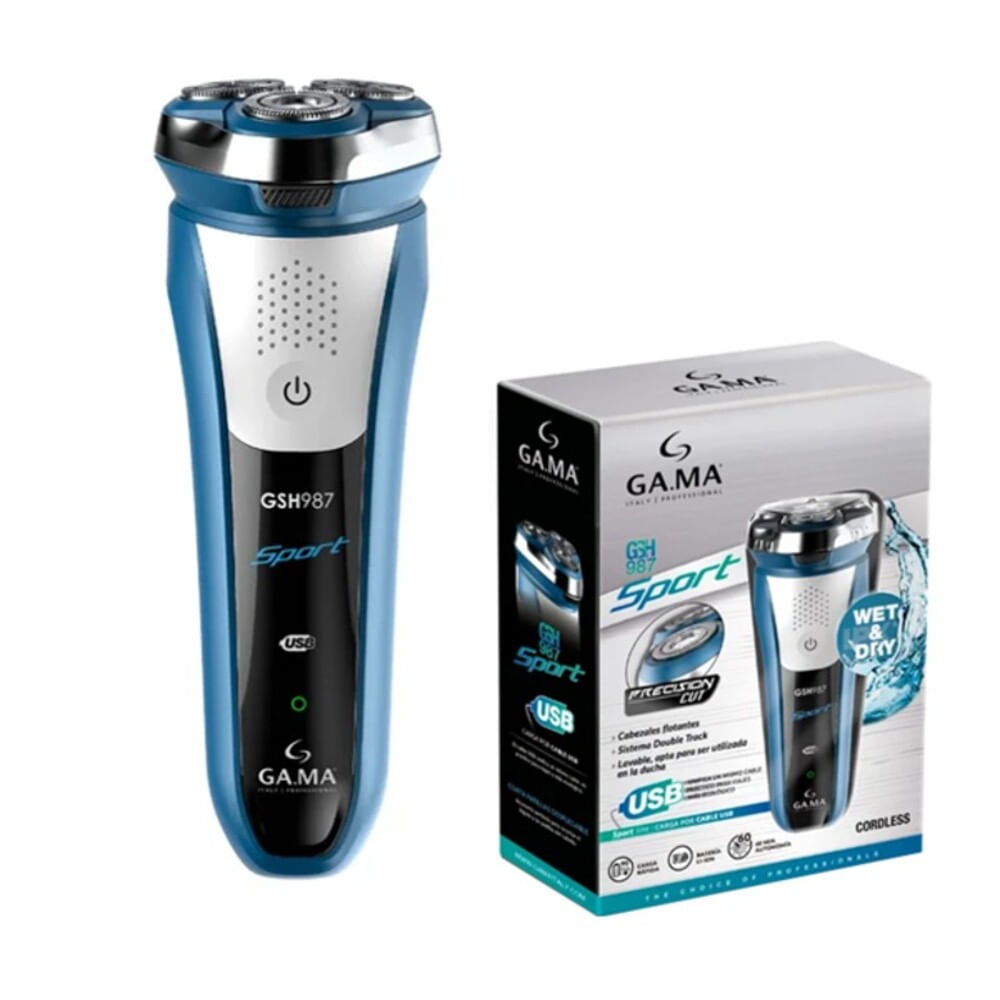 Afeitador Gama Sport GSH987 Inalambrico Seco y Humedo