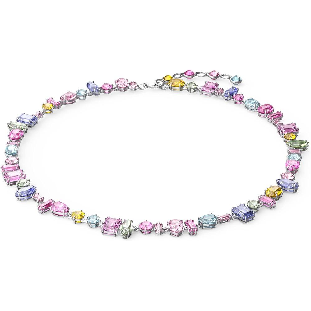 SWAROVSKI COLLAR CRISTALES MIXTOS GEMA RODIO | MULTICOLOR