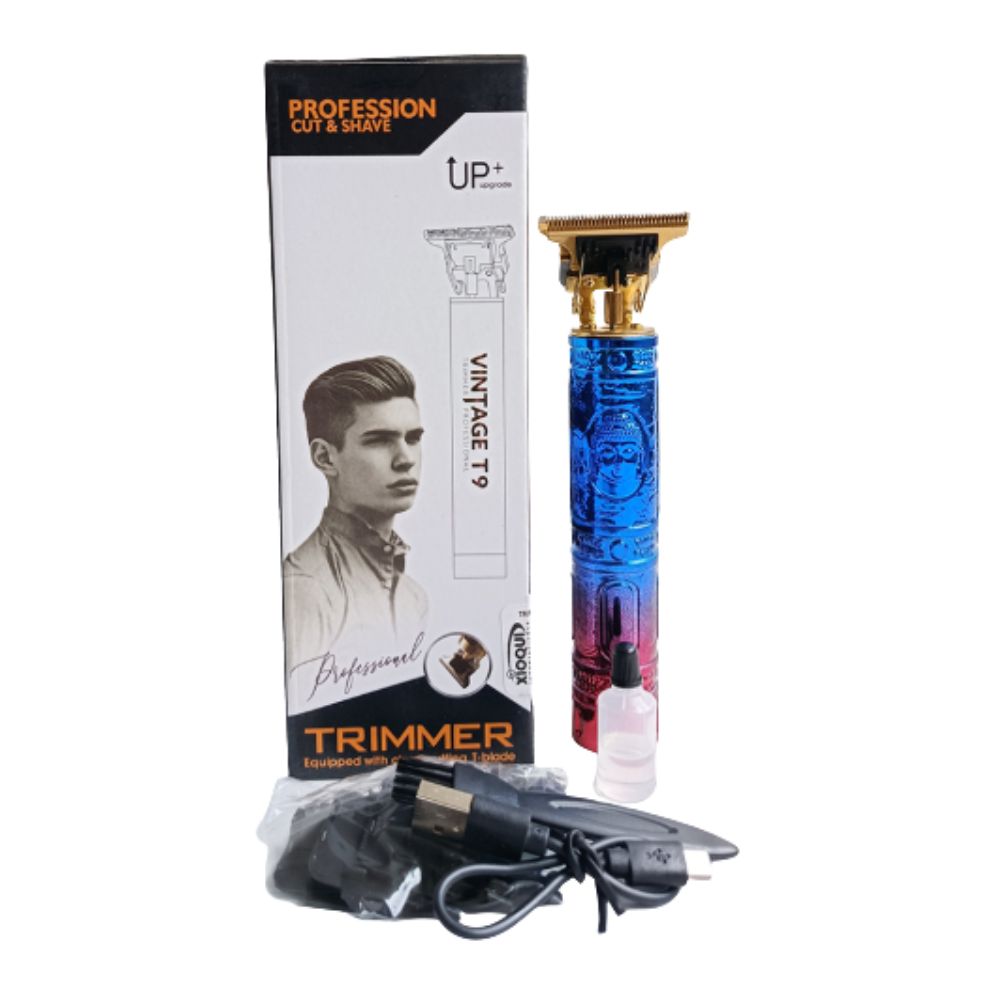 Trimmer T9 De Colores Azul con Rojo