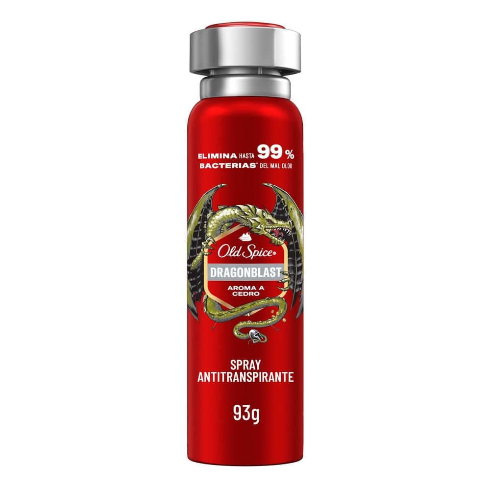 Antitranspirante para Hombre en Spray OLD SPICE Dragonblast Frasco 93g