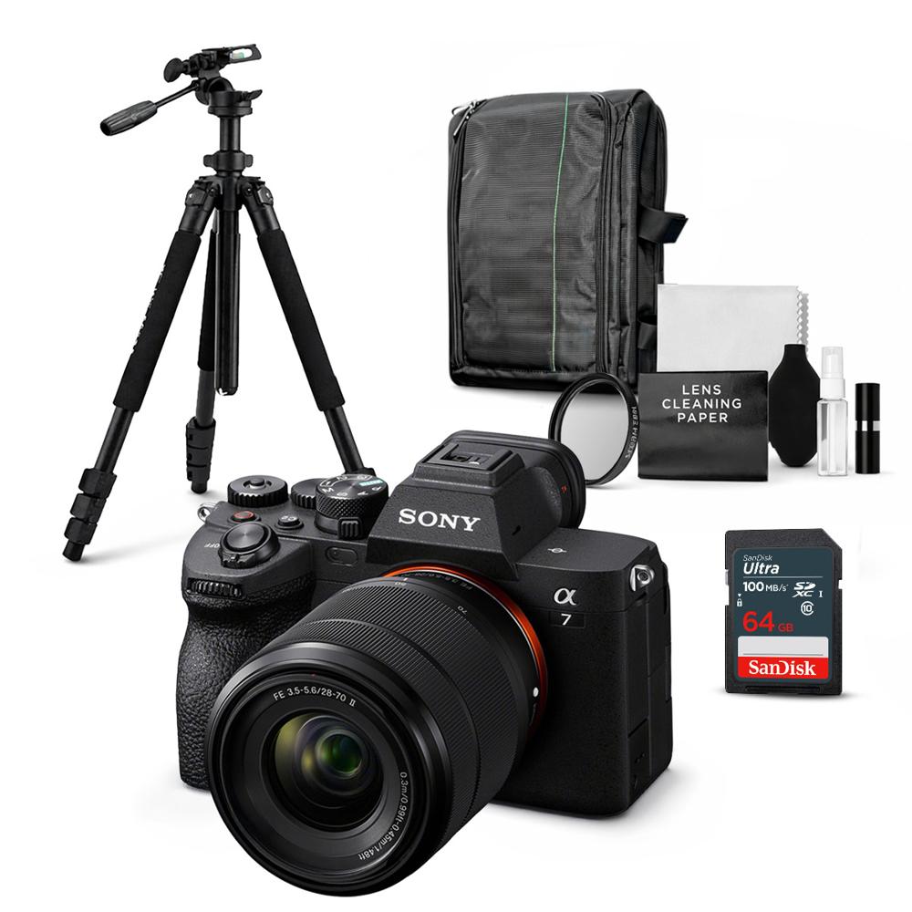 Cámara Sony Alpha a7 IV Full Frame Mirrorless y Lente 28-70mm II y Kit Ultimate