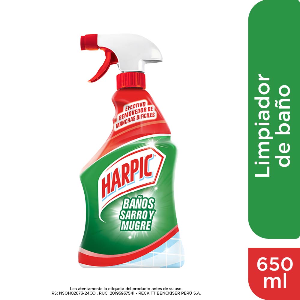 Desinfectante HARPIC Baños Sarro y Mugre Botella 650ml