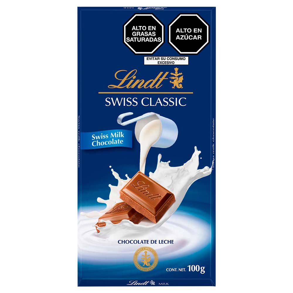 Chocolate Suizo Lanco LINDT Swiss Classic Caja 100g