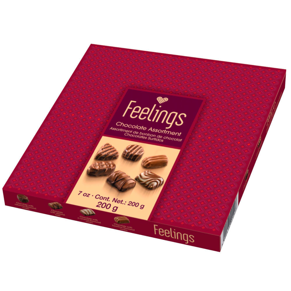 Chocolate FEELINGS Sabores Surtidos Caja 200g