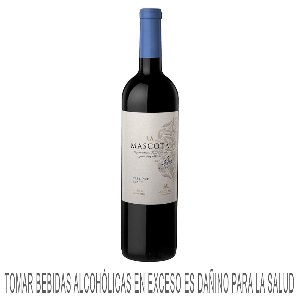 Vino Tinto LA MASCOTA Cabernet Franc Botella 750ml