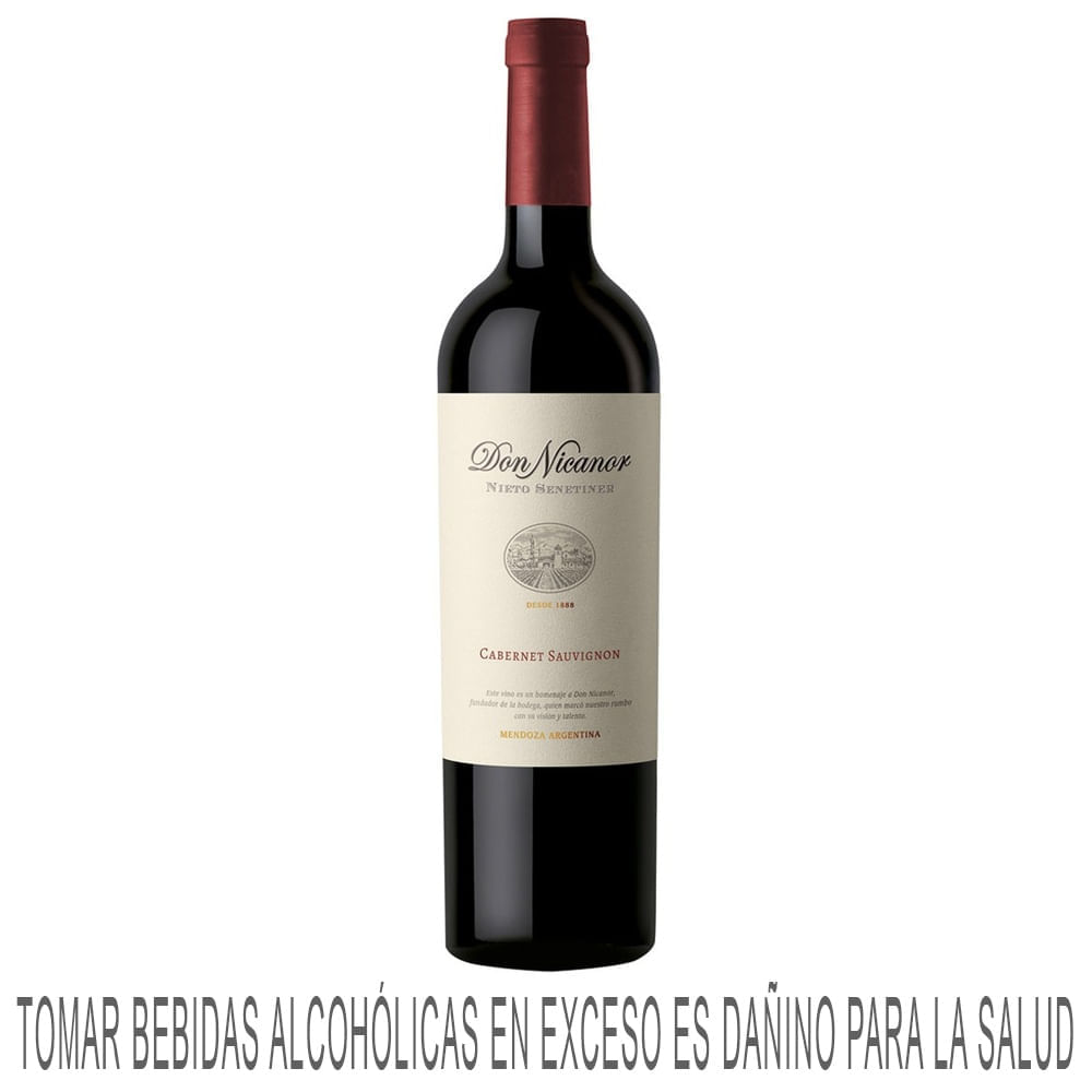 Vino Tinto DON NICANOR Nieto Senetiner Cabernet Sauvignon Botella 750ml
