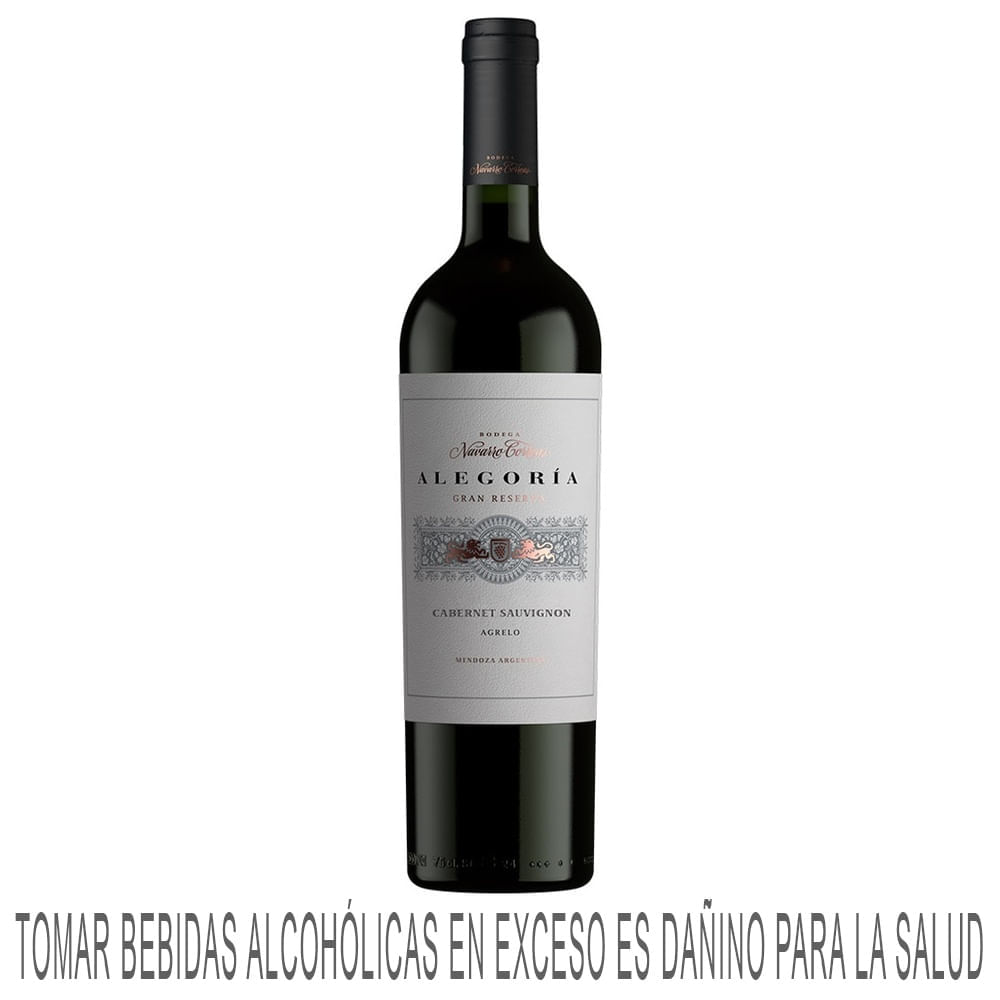 Vino Tinto NAVARRO CORREAS Alegoría Cabernet Sauvignon Botella 750ml