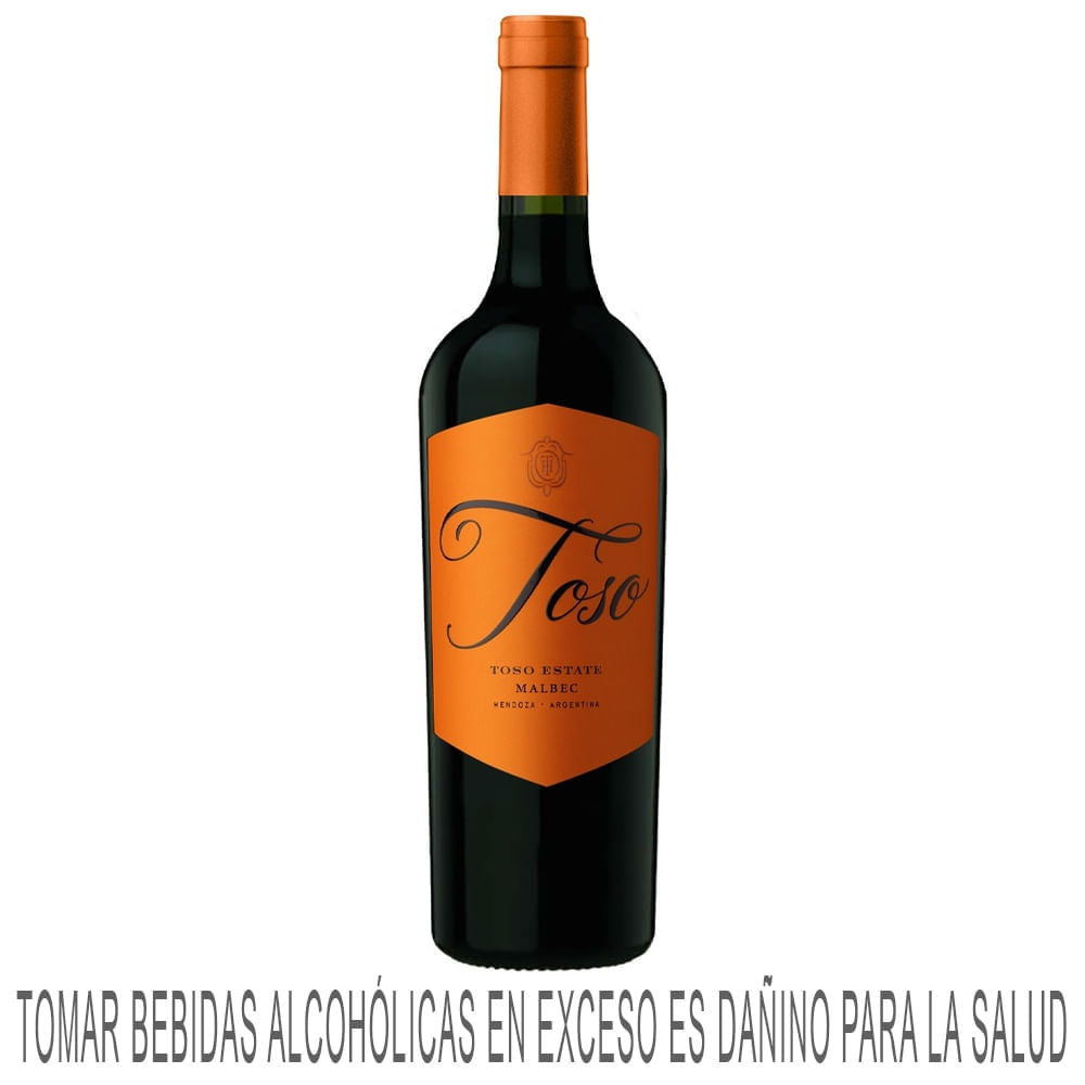 Vino Tinto PASCUAL TOSO Malbec Botella 750ml