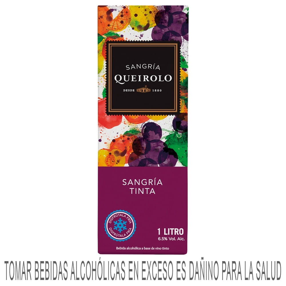 Sangría QUEIROLO Tetrapack Caja 1L