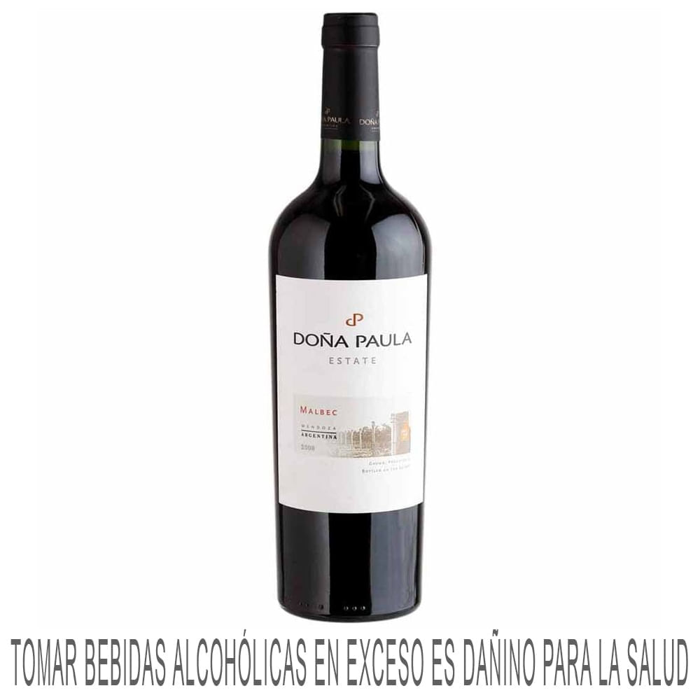 Vino Tinto DOÑA PAULA Estate Malbec Botella 750ml