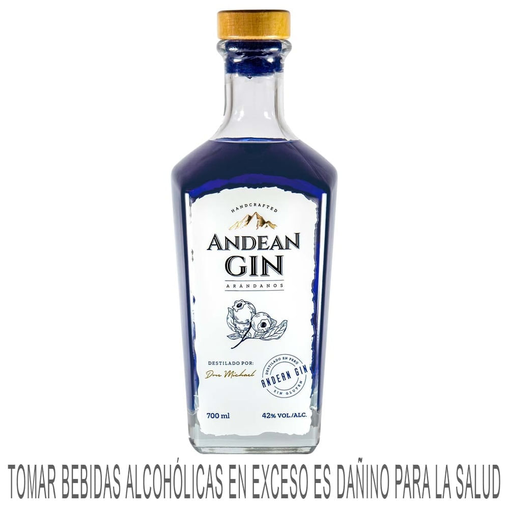 Gin ANDEAN Arándanos Botella 700ml