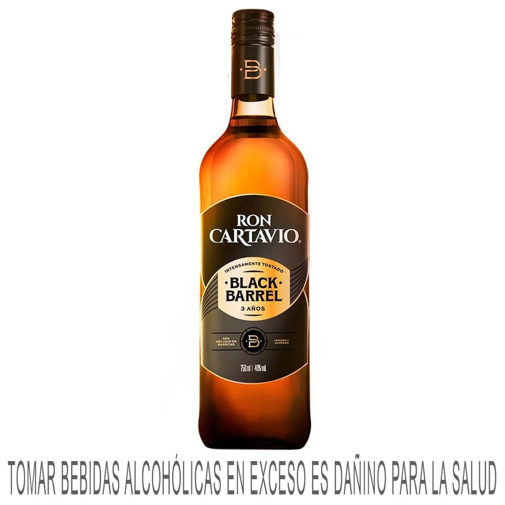 Ron CARTAVIO Black Barrel Botella 750ml