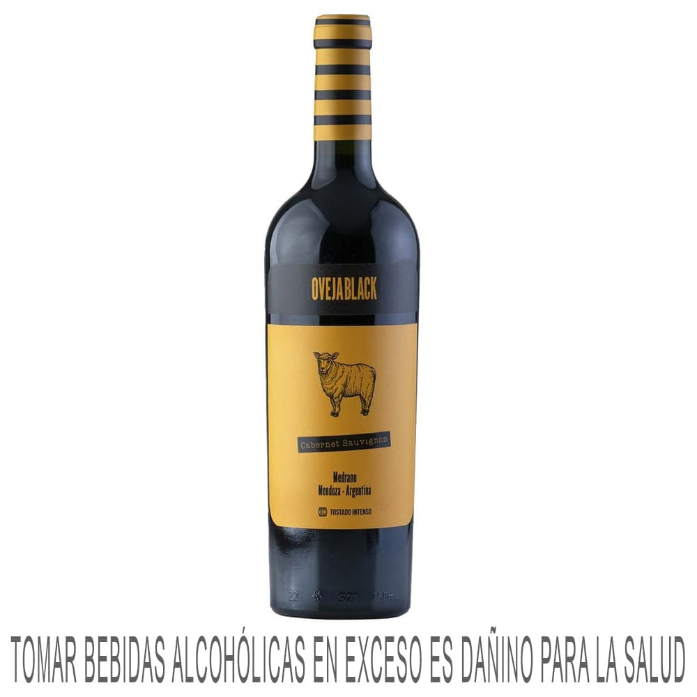 Vino Tinto OVEJA BLACK Cabernet Sauvignon Botella 750ml