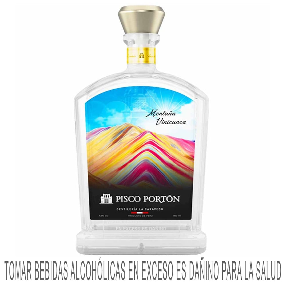 Pisco PORTÓN Mosto Verde Torontel Botella 750ml