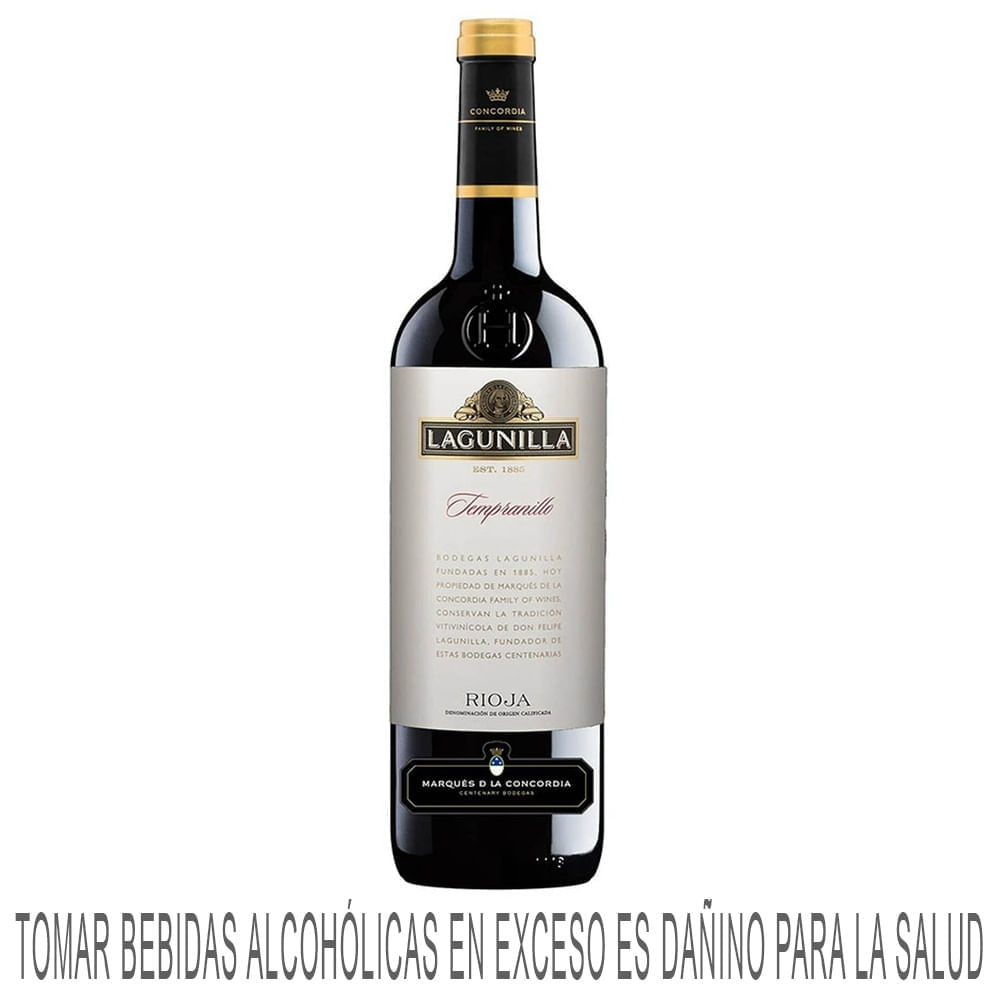 Vino Tinto Joven LAGUNILLA Tempranillo Botella 750ml