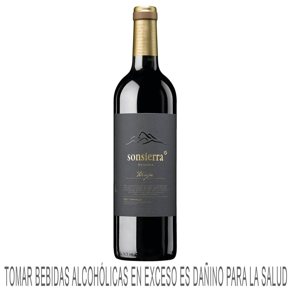 Vino Tinto SONSIERRA Reserva Botella 750ml