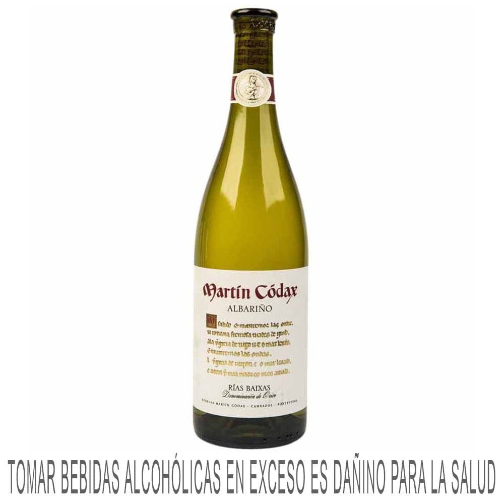 Vino Blanco MARTIN CODAX Albariño Botella 750ml