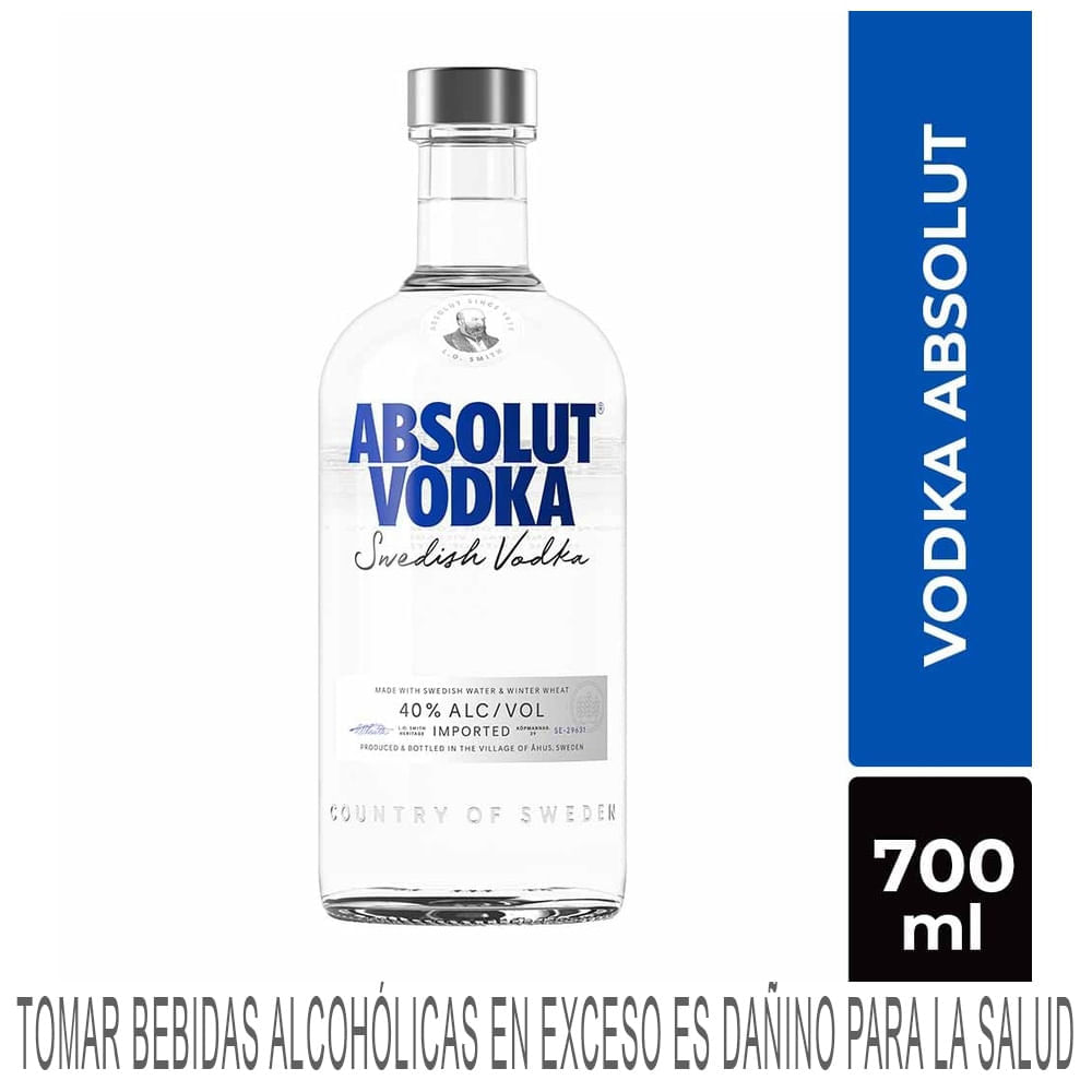 Vodka ABSOLUT Botella 700ml