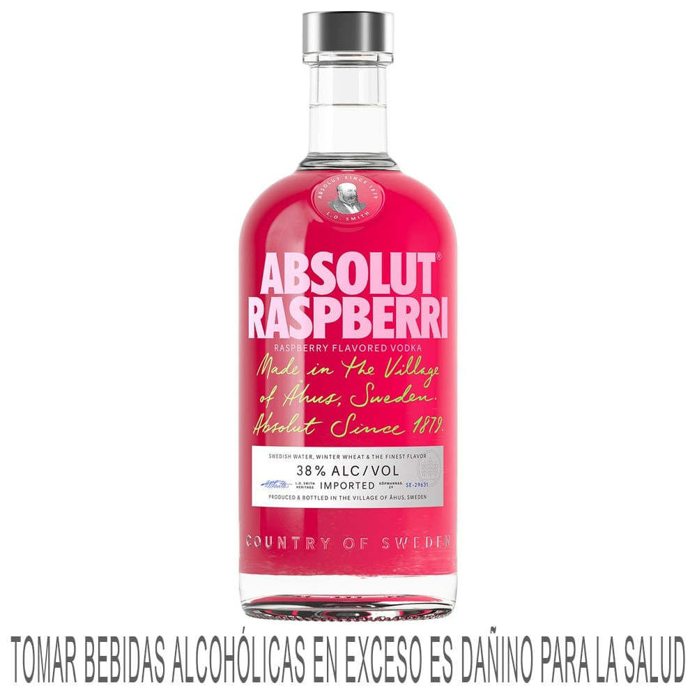 Vodka ABSOLUT Raspberri Botella 700ml