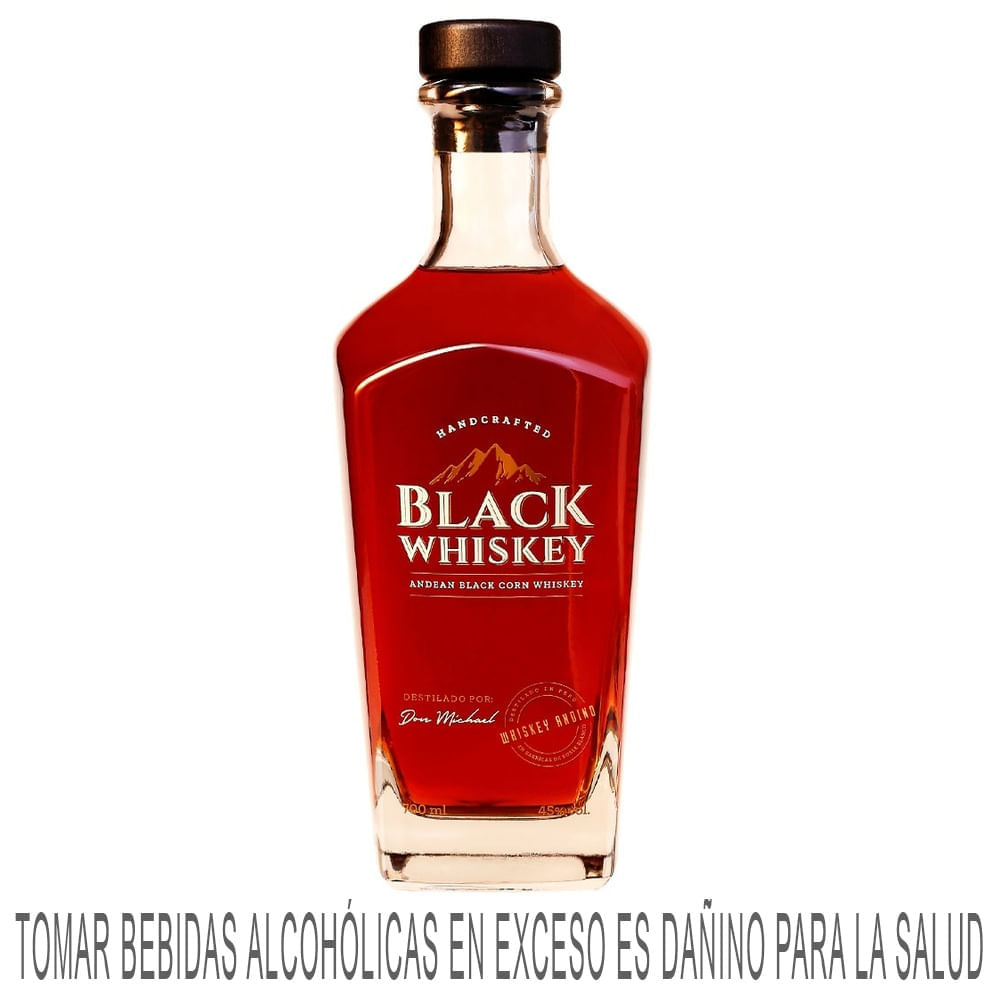 Whiskey BLACK WHISKEY Botella 700ml