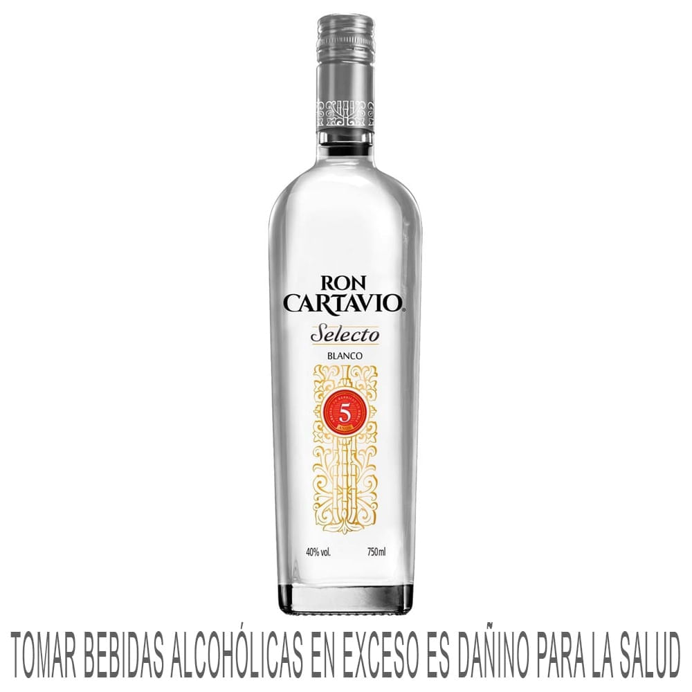 Ron CARTAVIO Selecto Blanco Botella 750ml