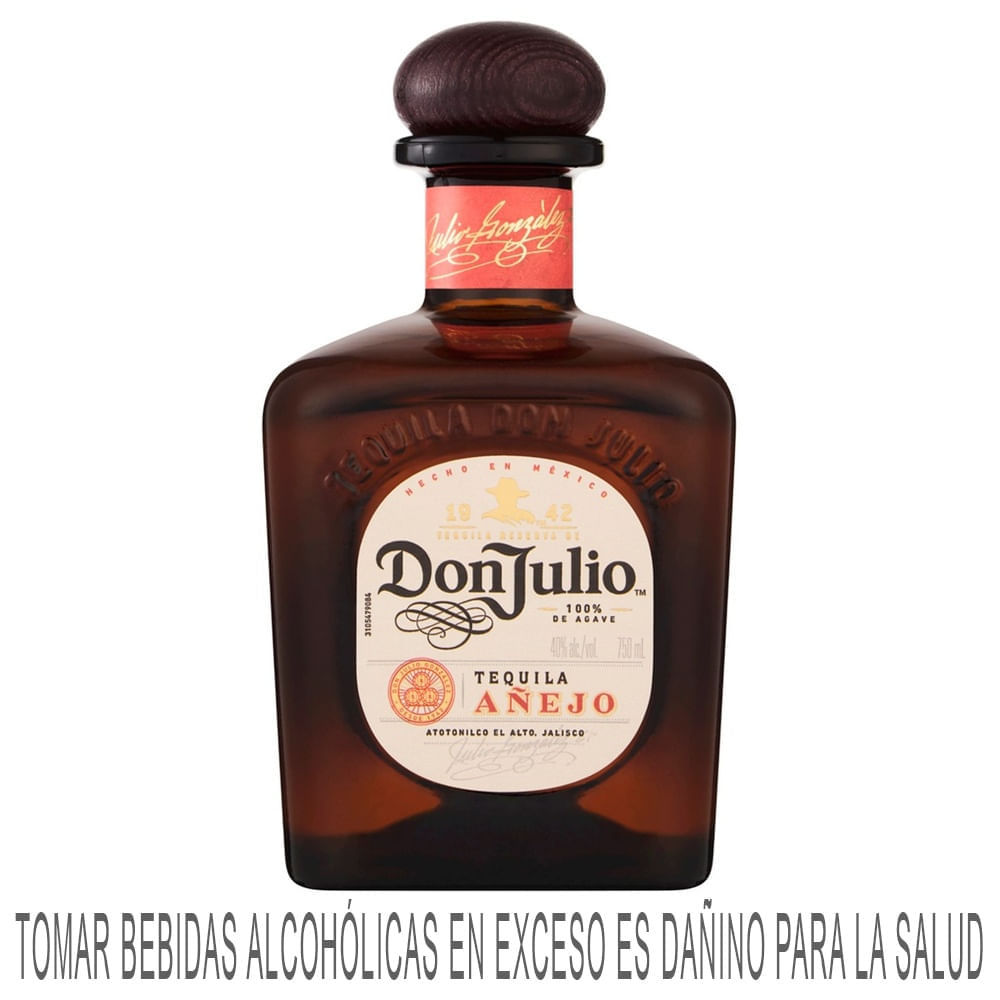 Tequila DON JULIO Añejo Botella 750ml