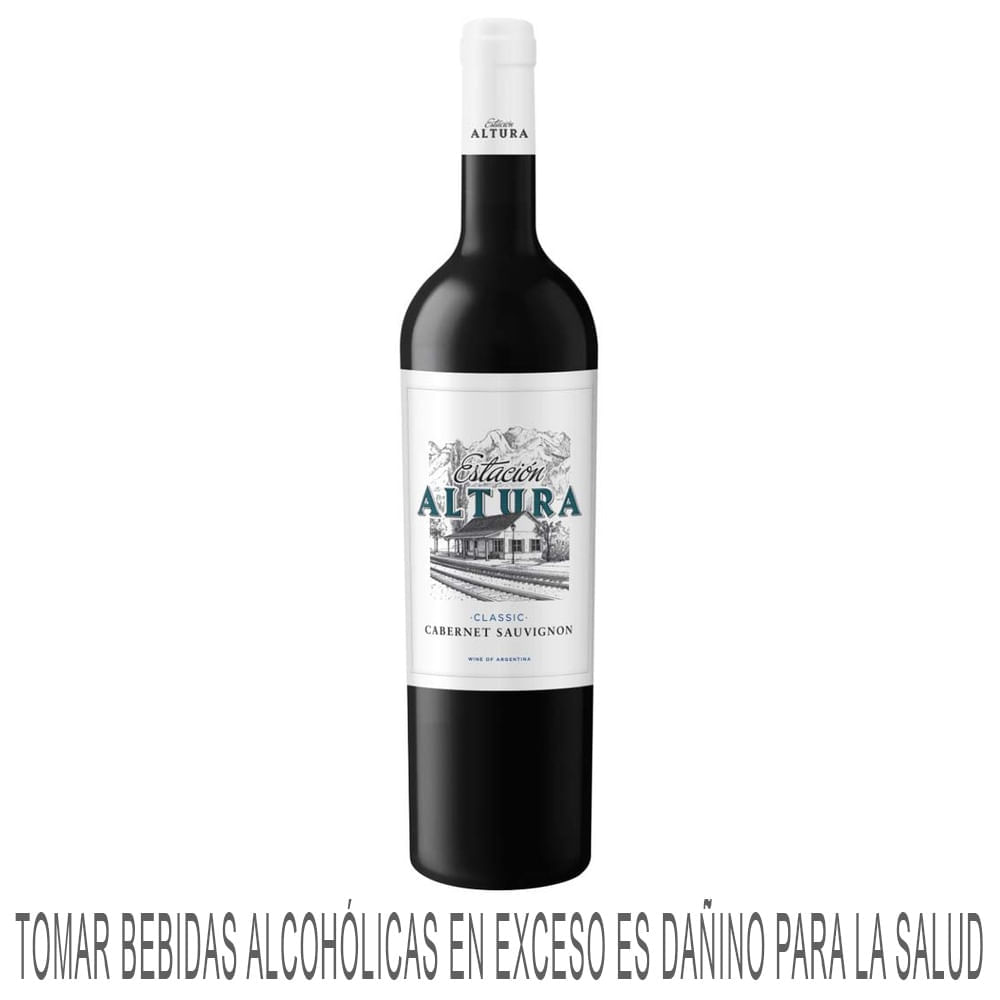 Vino Tinto ESTACIÓN ALTURA Classic Sauvignon Botella 750ml