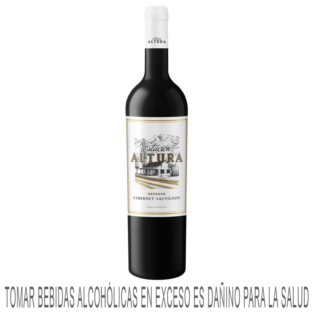 Vino Tinto ESTACIÓN ALTURA Reserva Sauvignon Botella 750ml