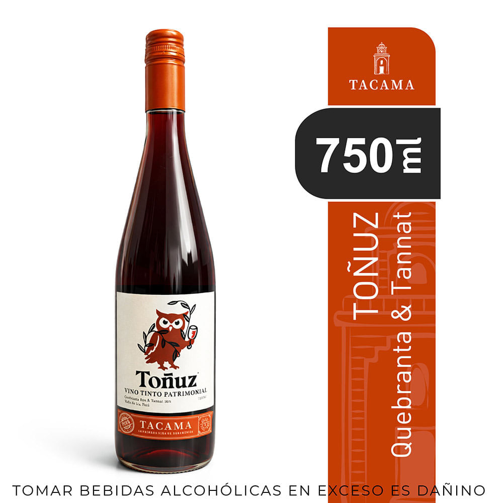 Vino Tinto TACAMA Toñuz Botella 750ml
