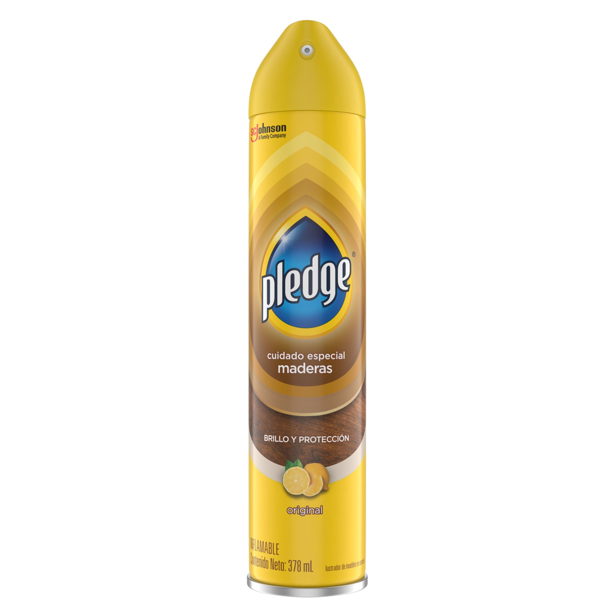 Lustrador de Muebles PLEDGE Original Frasco 378ml