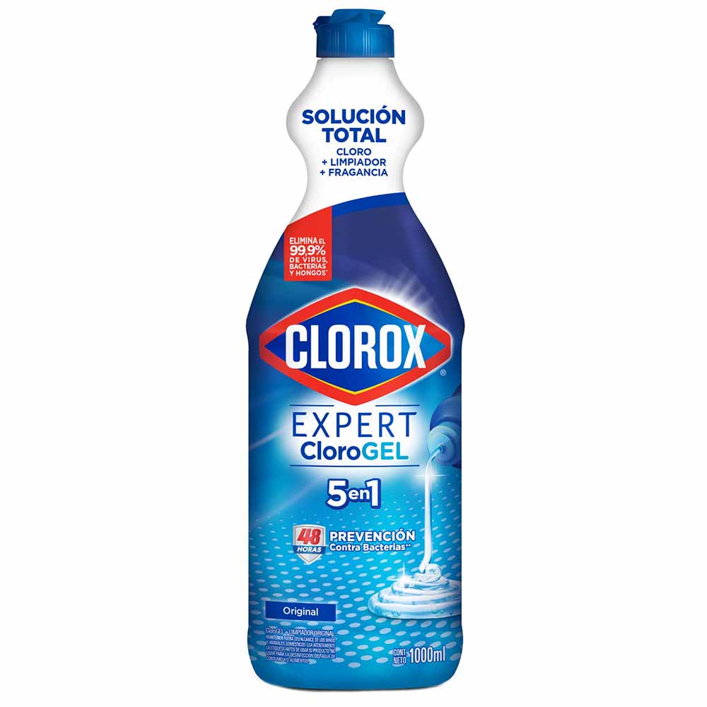 Lejía en Gel Original CLOROX Botella 1L