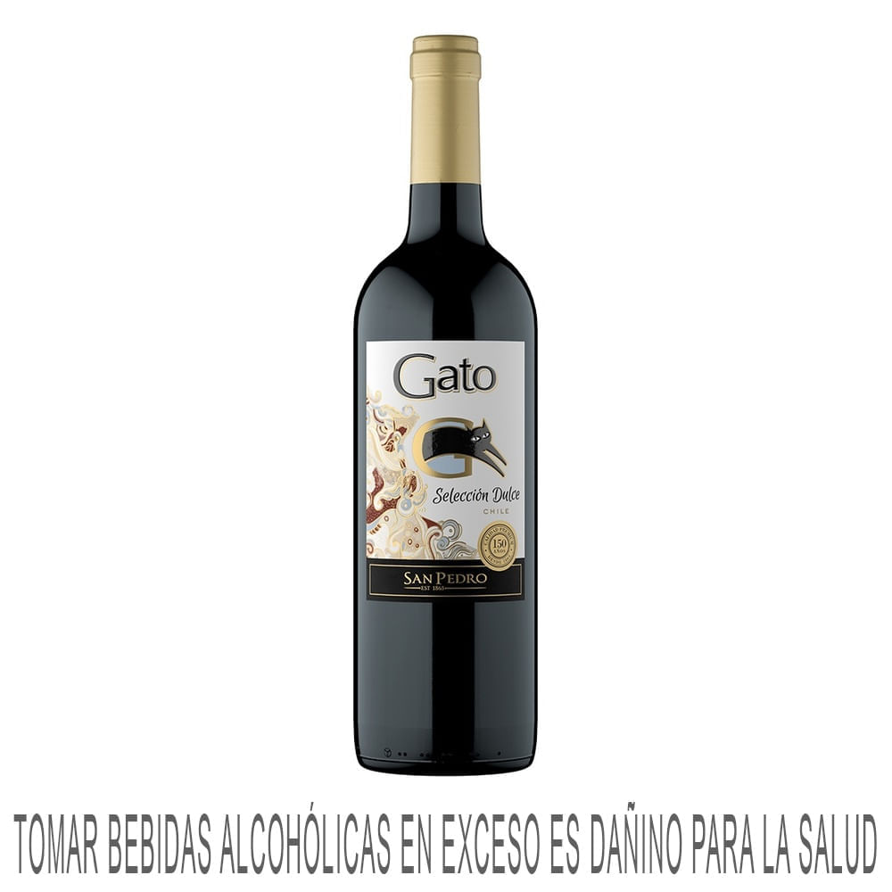 Vino Tinto GATO NEGRO Blend Selección Dulce Botella 750ml