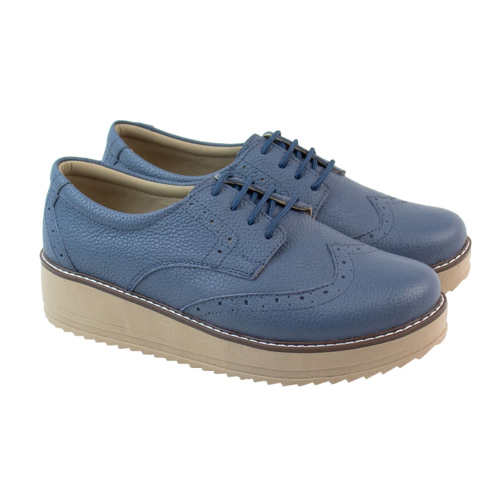 Oxford Plataforma Mujer Corelli Mia Acero Talla 37