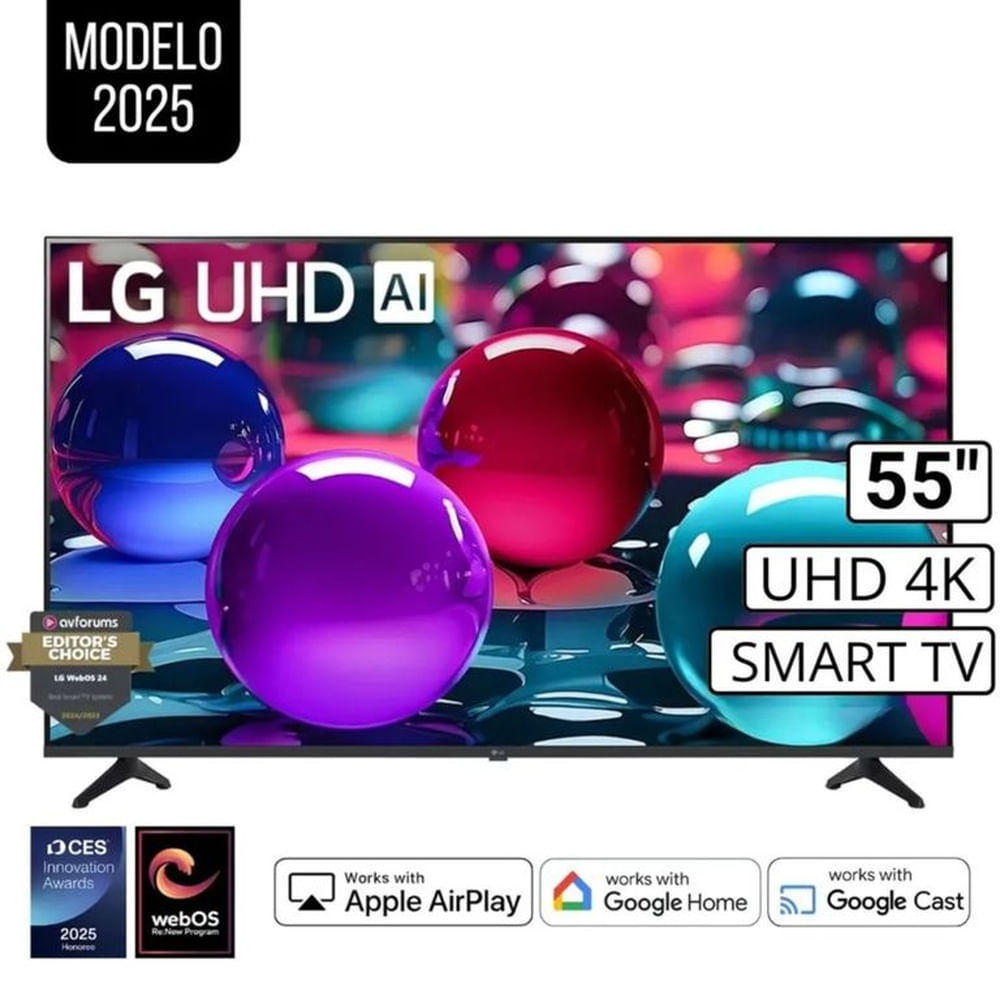 Televisor LG 55 UHD 4K Thinq AI 55UA7300PSB 2025