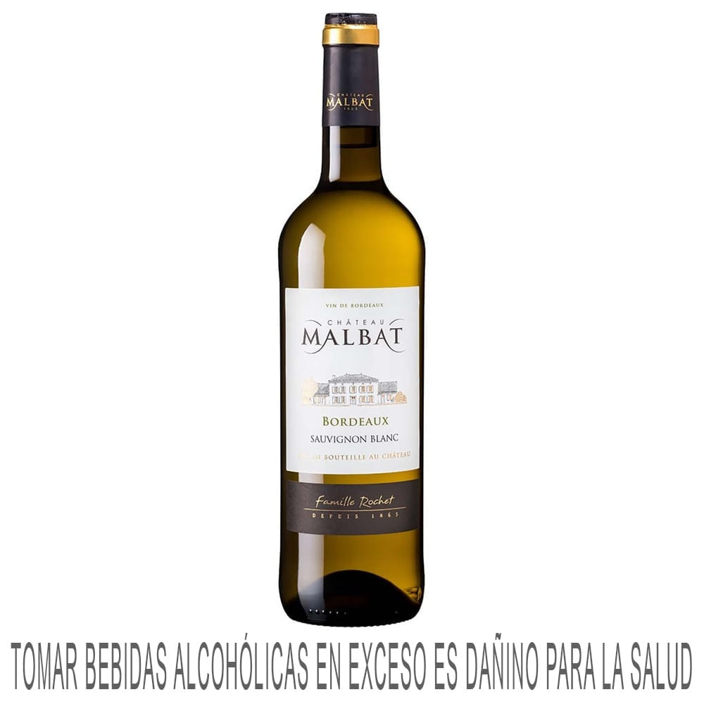Vino Blanco BORDEAUX Chateau Malbat Botella 750ml