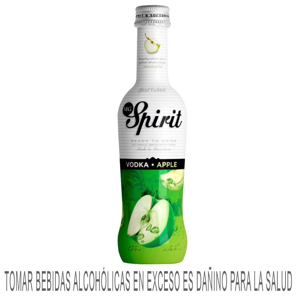 Ready To Drink (RTD) SPIRITS Manzana Botella 275ml