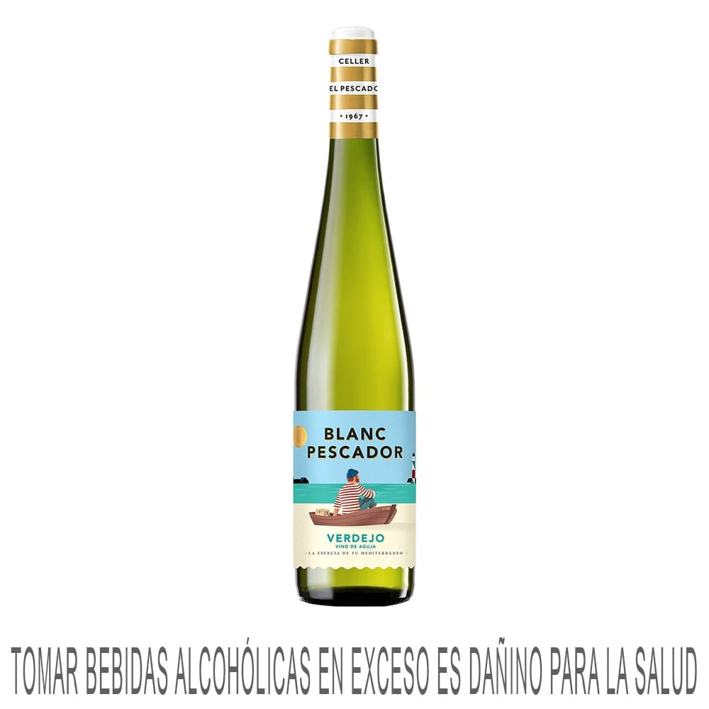 Vino Blanco BLANC PESCADOR Verdejo Botella 750ml