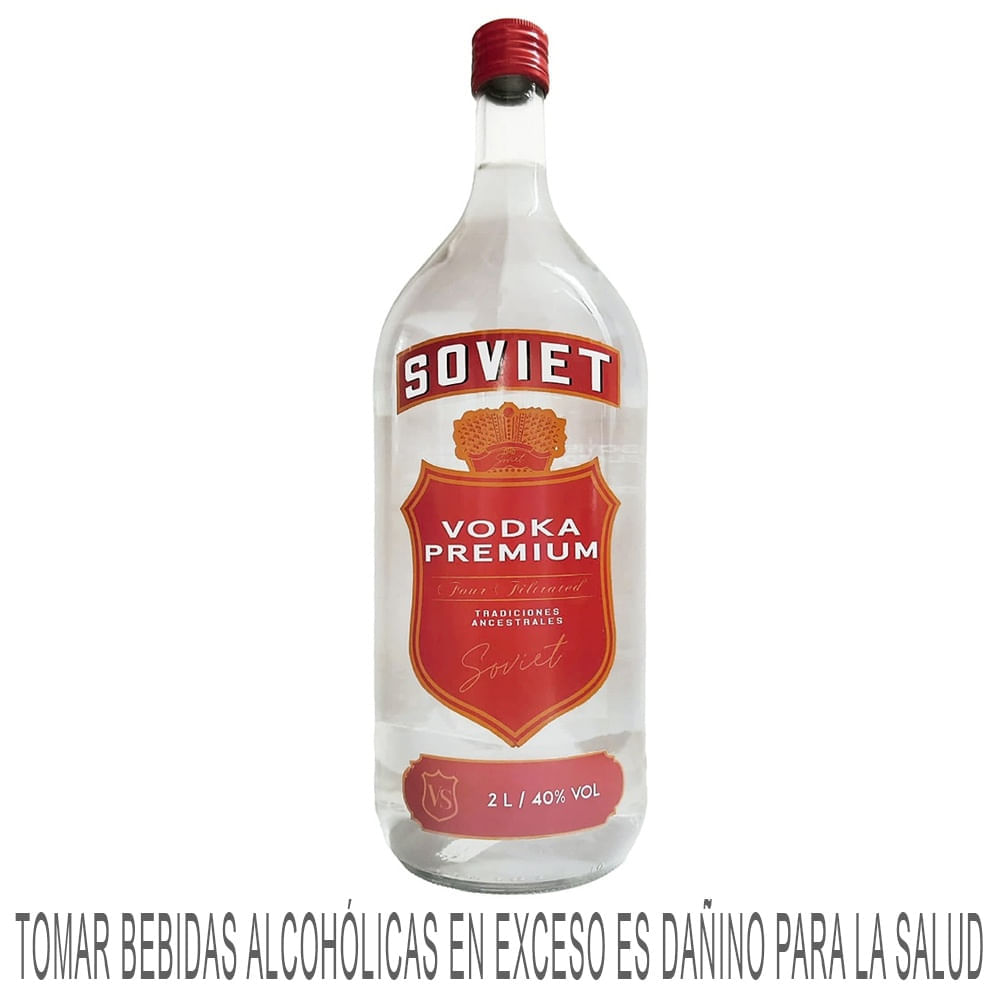 Vodka SOVIET Premium Botella 2L