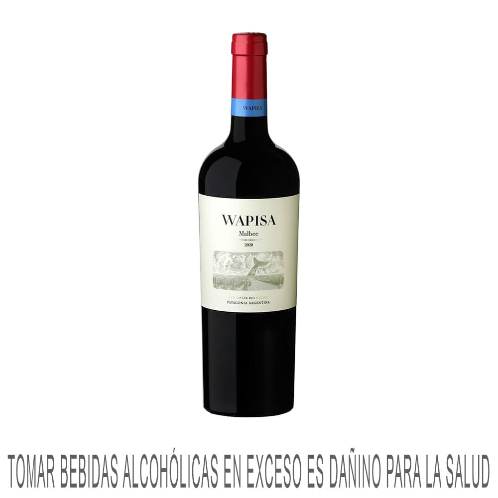 Vino Tinto WAPISA Malbec Botella 750ml