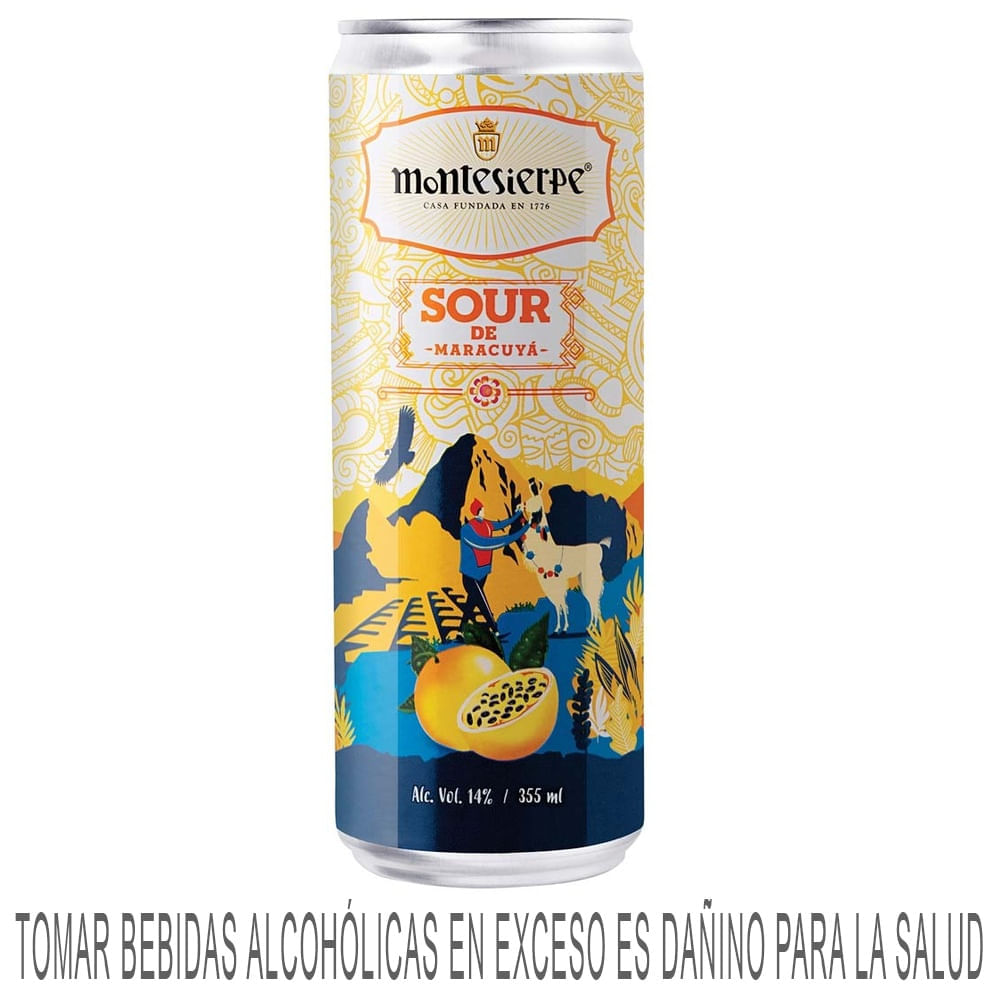 Ready To Drink (RTD) MONTESIERPE Sour Maracuyá Lata 355ml