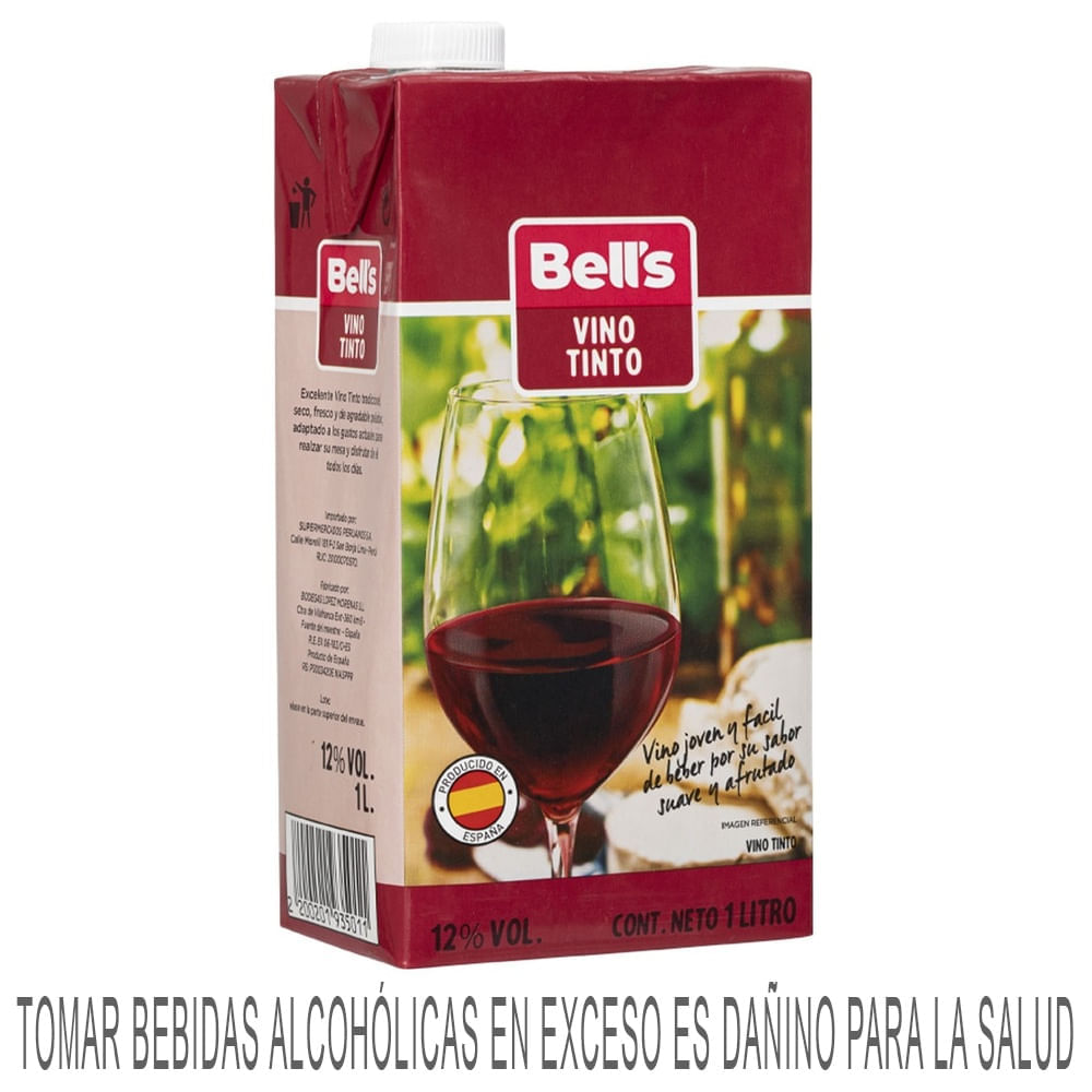 Vinto Tinto BELL'S Caja 1L