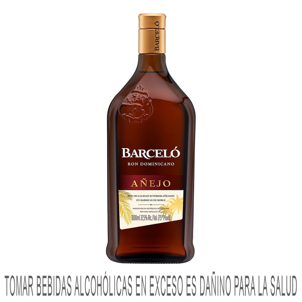 Ron BARCELÓ Añejo Botella 1L