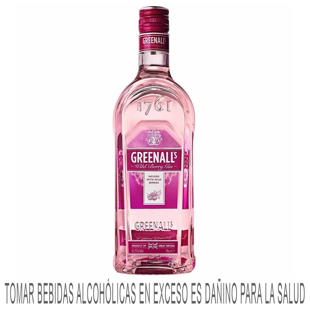 Gin GREENALL'S Wild Berry Botella 700ml