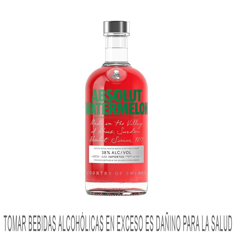 Vodka ABSOLU Watermelon Botella 700ml