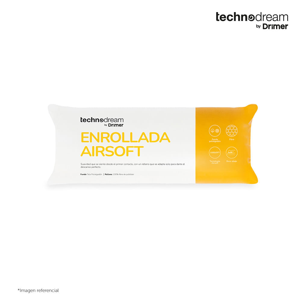 Almohada TECHNODREAM Enrollada Básica 65x50cm
