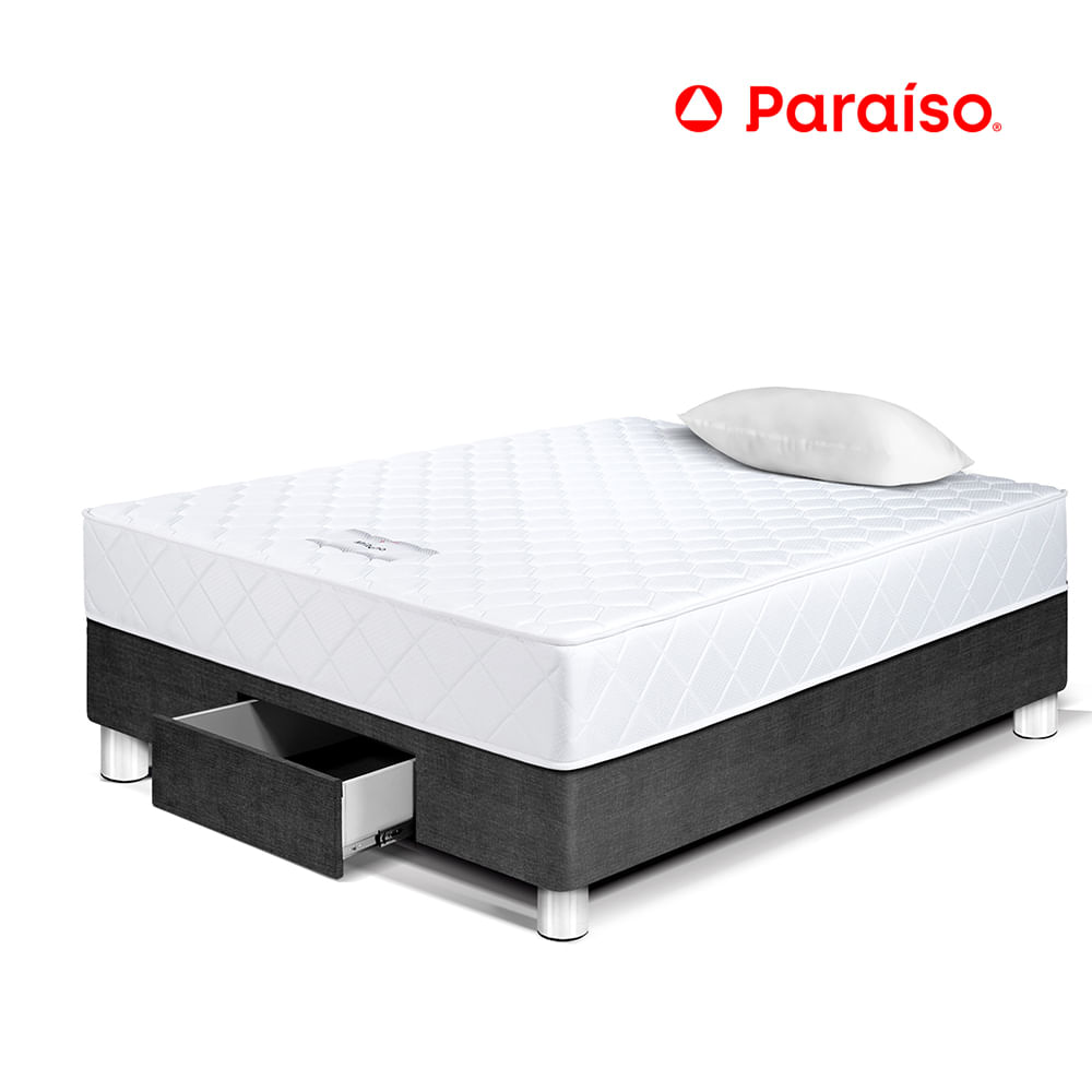 Cama Milano Con Cajones 1.5 plazas