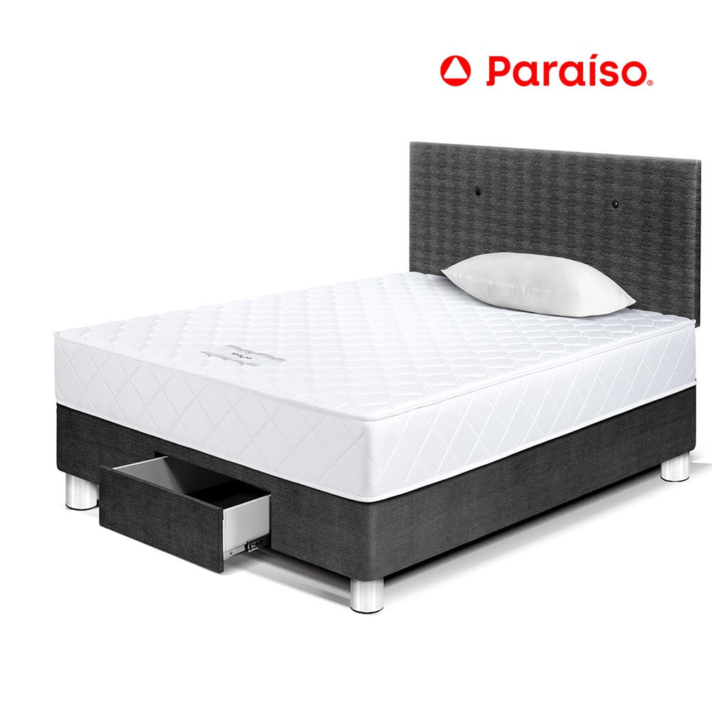 Dormitorio Milano Con Cajones 1.5 plazas