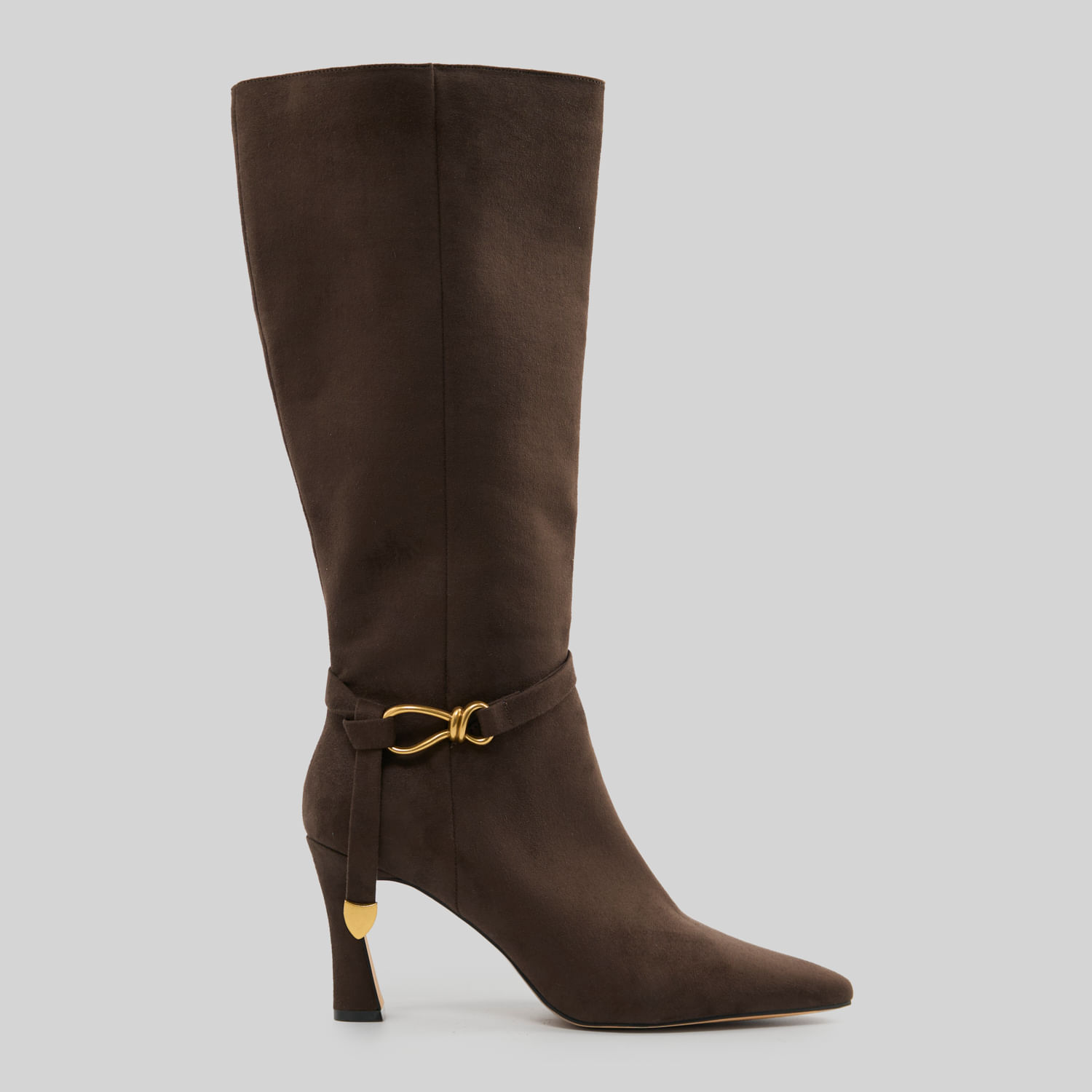 Botas Mujer Hebilla Malabar Collection Taupe 40