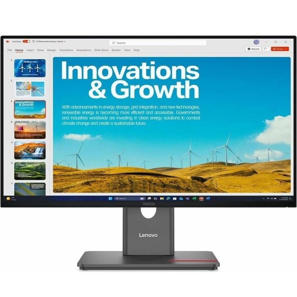 Monitor Lenovo ThinkVision T24D-40, 24"" WLED FHD IPS, 120Hz, 4ms, Pivote, Parlante